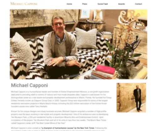 Michaelcapponi.com(Michael Capponi) Screenshot