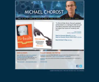 Michaelchorost.com(Michael Chorost) Screenshot