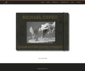 Michaeldefeo.com(Splash Page) Screenshot