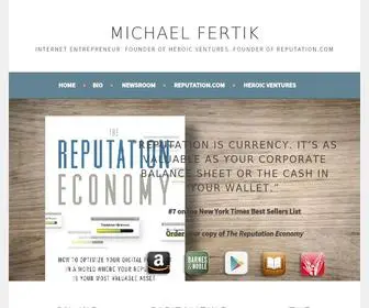 Michaelfertik.com(Internet entrepreneur) Screenshot