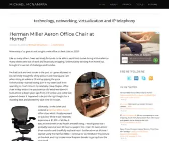 Michaelfmcnamara.com(Technology, networking, virtualization and IP telephony) Screenshot