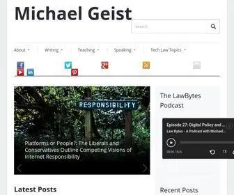 Michaelgeist.ca(Michael Geist) Screenshot