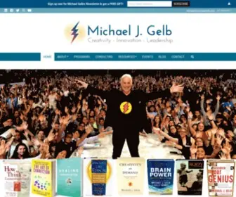 Michaelgelb.com(Michael J Gelb) Screenshot