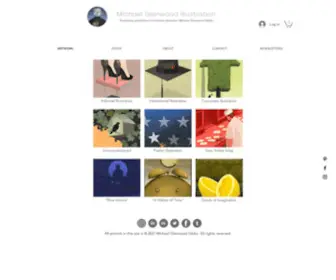 Michaelgibbs.com(Illustrator Michael Gibbs (aka Michael Glenwood)) Screenshot