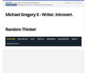 Michaelgregoryii.com(Home For Introverts and Highly Sensitive People) Screenshot