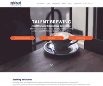 Michaelgregsearch.com(Staffing and Recruiting Solutions) Screenshot