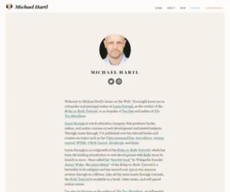 Michaelhartl.com(Michael Hartl) Screenshot