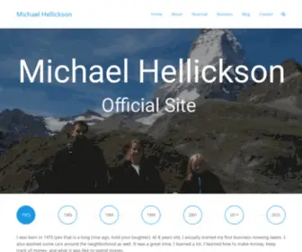 Michaelhellickson.com(Michael Hellickson Official Site) Screenshot