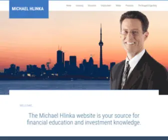 Michaelhlinka.com(The Michael Hlinka website) Screenshot