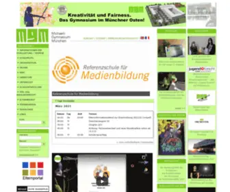 Michaeli-GYmnasium.de(Michaeli-Gymnasium München) Screenshot