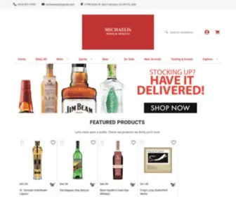 Michaeliswineandspirits.com(Michaelis Wine & Spirits) Screenshot