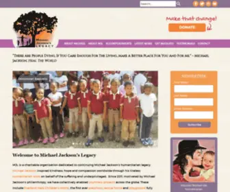 Michaeljacksonslegacy.org(Michael jackson’s legacy mjl) Screenshot