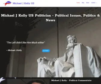 Michaeljkelly.us(Michael J Kelly Politician) Screenshot