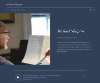 Michaeljosephshapiro.com(Michael Shapiro) Screenshot