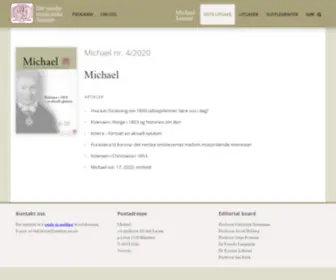 Michaeljournal.no(Tidsskriftet Michael) Screenshot