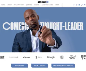 Michaeljr.com(Comedy that Inspires) Screenshot