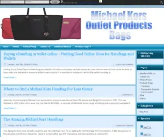 Michaelkorsoutletproductsbags.com(Michael Kors Outlet Product Bags) Screenshot