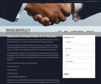 Michaelkrawitz.co.za(Professional Lawyers & Attorneys In Johannesburg) Screenshot