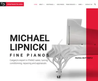 Michaellipnicki.com(Michael Lipnicki Fine Pianos) Screenshot