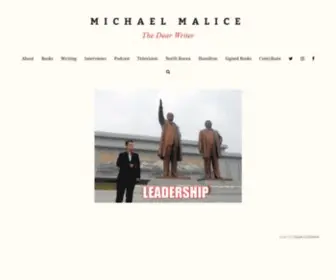 Michaelmalice.com(The Dear Writer) Screenshot