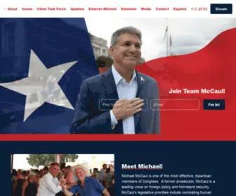 Michaelmccaul.com(Congressman Michael T. McCaul) Screenshot