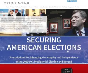 MichaelmcFaul.com(This is the official homepage for Michael McFaul. Prof. McFaul) Screenshot
