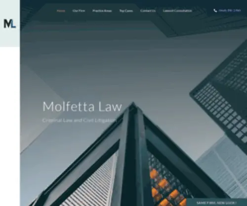 Michaelmolfettalaw.com(Molfetta Law) Screenshot