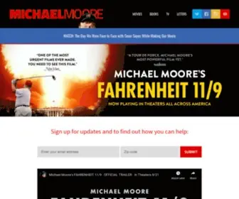 Michaelmoore.com(Michael Moore) Screenshot