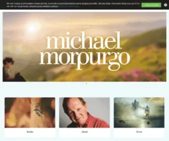 Michaelmorpurgo.com(Michael Morpurgo Official Site) Screenshot