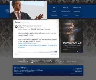 Michaelmunger.com(Professor at Duke University) Screenshot