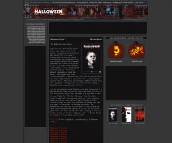 Michaelmyers.net(Halloween Horror Movie Tribute Site) Screenshot