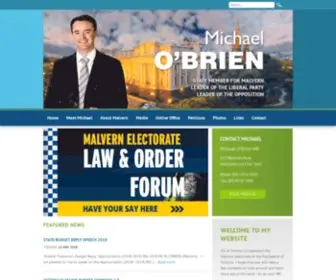 Michaelobrien.com.au(Michael O'Brien MP) Screenshot