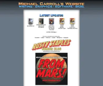 Michaelowencarroll.com(Michael Carroll's website) Screenshot