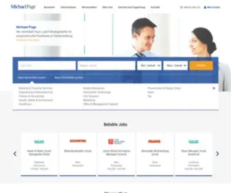 Michaelpage.at(Personalberatung von Fachspezialisten & Führungskräften) Screenshot