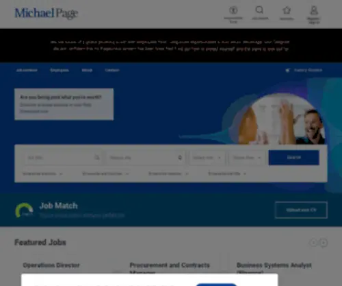 Michaelpage.co.uk(Job Search & Recruitment Agency) Screenshot