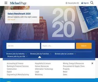Michaelpage.com.au(Job Search & Specialist Recruitment Agency) Screenshot