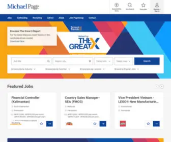 Michaelpage.com.my(Jobs and Recruitment Agency) Screenshot