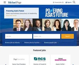 Michaelpage.com.sg(Jobs and Recruitment Agency) Screenshot