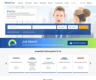 Michaelpage.de(Recruitment von Experten) Screenshot