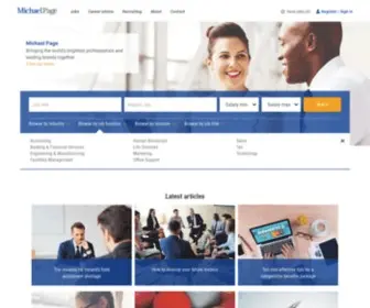 Michaelpage.ie(Job Search & Recruitment Agency) Screenshot