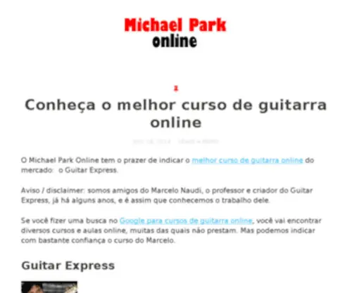 Michaelparkonline.net(IMarketing with Mike) Screenshot