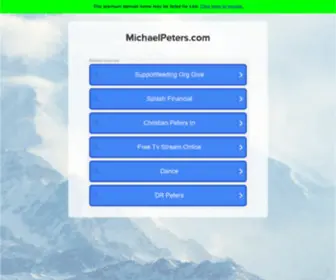 Michaelpeters.com(Michael Peters) Screenshot