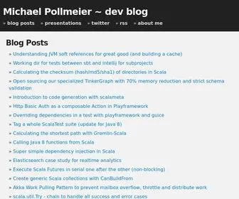 Michaelpollmeier.com(Michael Pollmeier) Screenshot