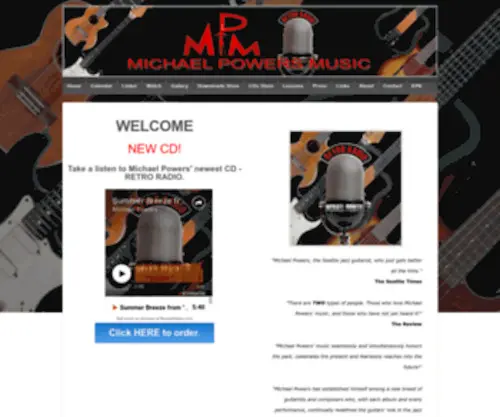 Michaelpowersmusic.com(Michael Powers Music) Screenshot