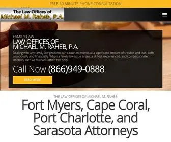 Michaelraheb.com(Criminal Lawyer Fort Myers) Screenshot