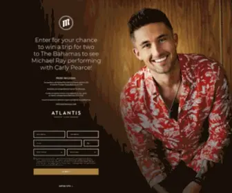 Michaelraymusic.com(Michael Ray Official Website) Screenshot