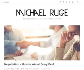 Michaelruge.name(Business Consultant) Screenshot