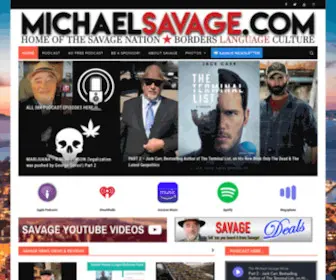 Michaelsavage.com(The Savage Nation) Screenshot