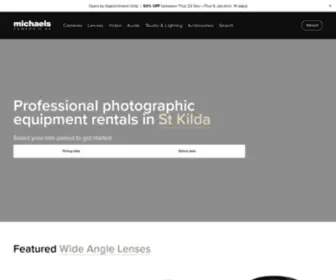 Michaelscamerahire.com.au(Michaels Camera Hire) Screenshot