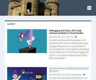 Michaelscodingspot.com(Blog posts on .NET Software Development) Screenshot